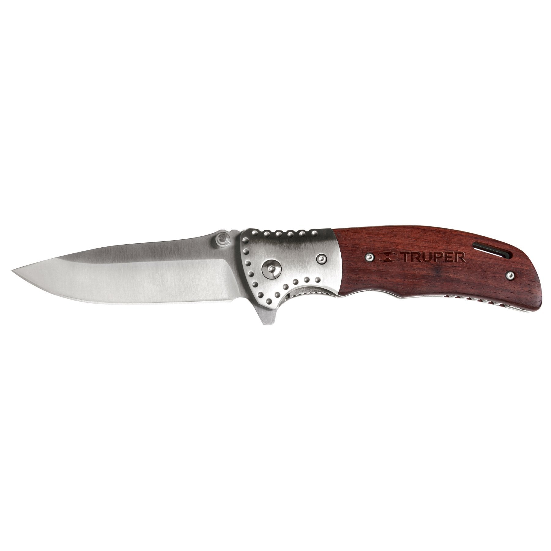 Navaja Abatible, Mango De Madera, 4-3/4", Truper - FERRETERÍA WITZI
