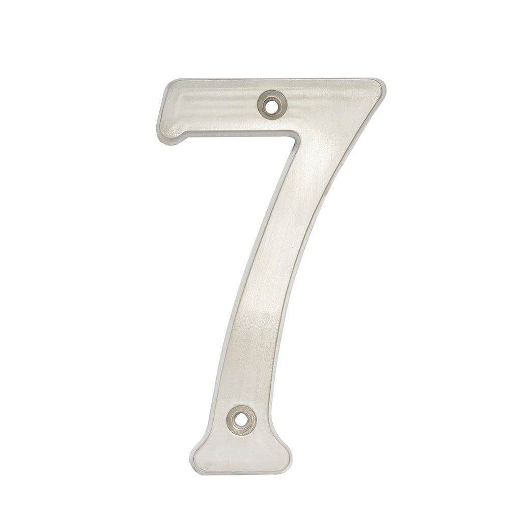 Numero 0 slim 4" cromo satinado Lock. - FERRETERÍA WITZI