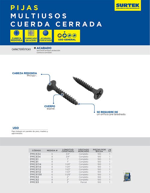 Pija multiusos cuerda cerrada, Surtek - FERRETERÍA WITZI