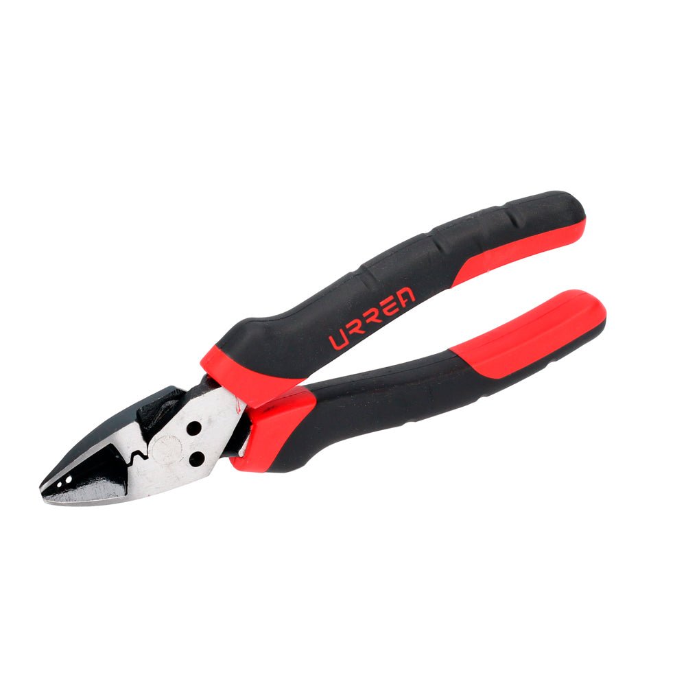 Pinza con mango bimaterial multipropósitos de 7" corte lateral Urrea - FERRETERÍA WITZI