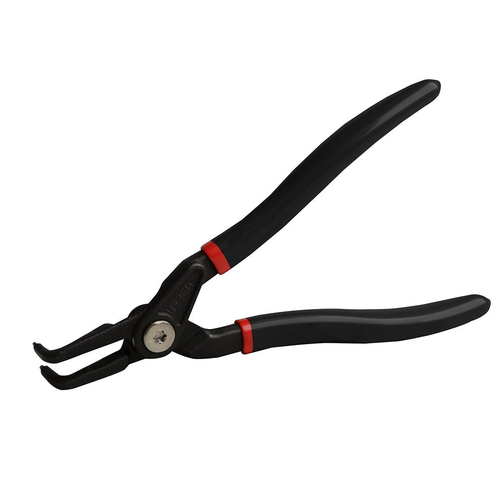 Pinza con mango de vinil para anillos de retención forjadas tipo externo ángulo de 9° Urrea - FERRETERÍA WITZI