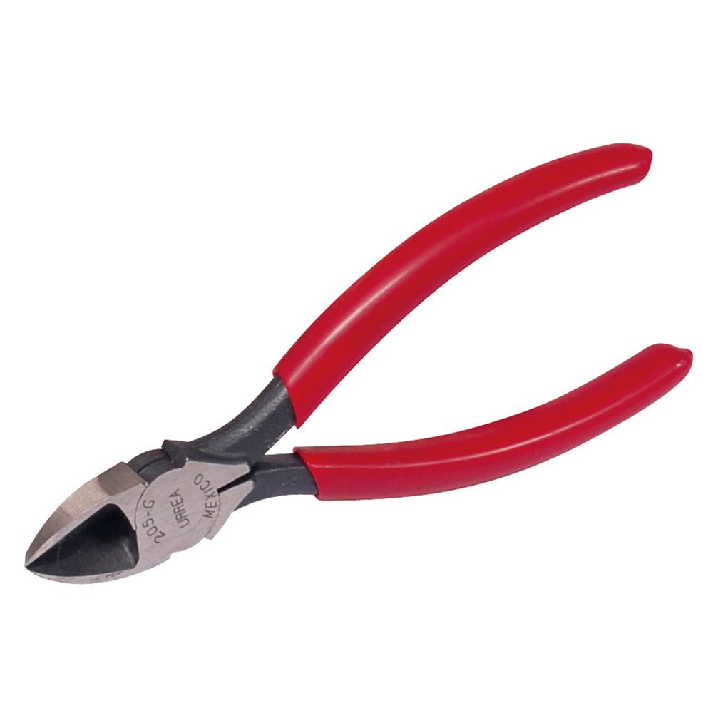 Pinza con mango rubber grip de 4-3/16" corte diagonal Urrea - FERRETERÍA WITZI