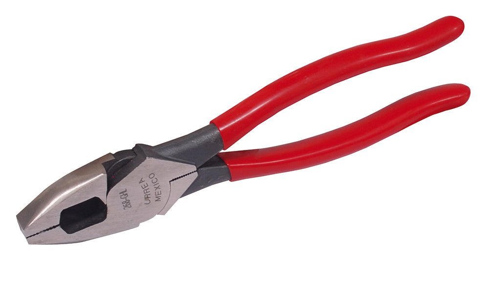 Pinza para electricista alta palanca 8-9/16" Urrea. - FERRETERÍA WITZI