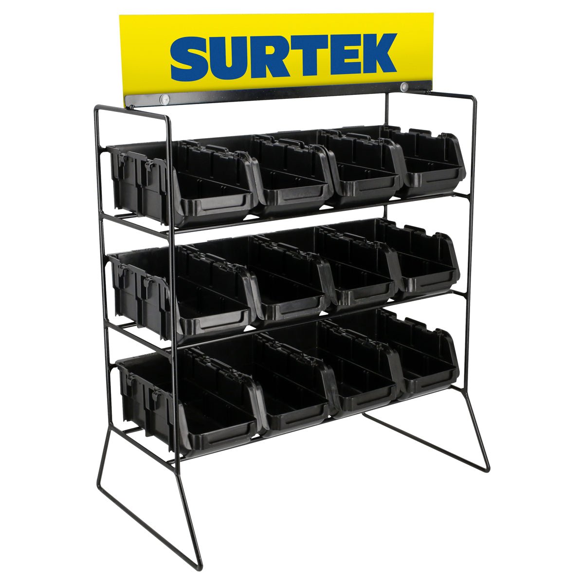 Rack despachador de tornillería con 12 gavetas Surtek - FERRETERÍA WITZI