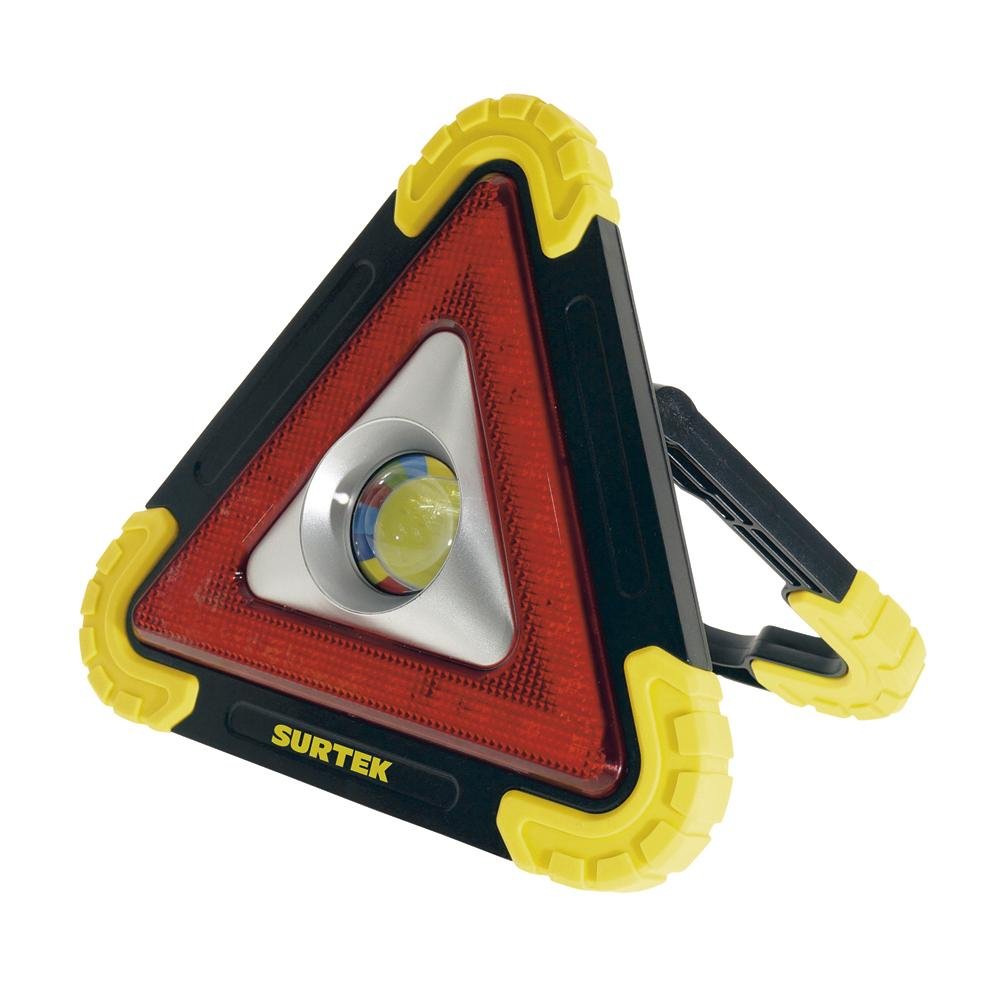 Triangulo Reflector LED Solar 10" Surtek. - FERRETERÍA WITZI